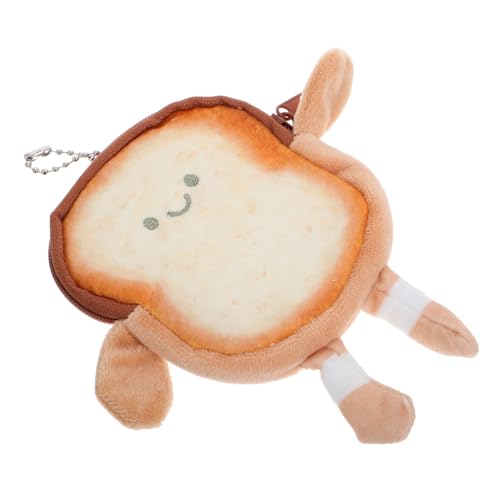 ANDRESLAD Cartoon-Toast-geldbörse Für Jungen Und Mädchen Kopfhörer-aufbewahrung Plüschtier-aufsatz Tasche Für Mädchen von ANDRESLAD