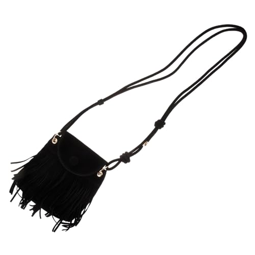 ANDRESLAD Vintage-umhängetasche Mit Fransen Für Damen Kompakte Schultertasche Aus Lederimitat Mit Verstellbarem Riemen Für Täglichen Gebrauch Und Verschiedene Anlässe von ANDRESLAD