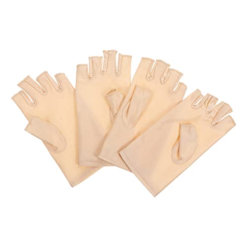 ANDRESLAD 2paare Halbfingerhandschuhe Aus Spandex Atmungsaktive Fahrradhandschuhe Für Outdoor-sport Bequeme Sporthandschuhe Mit Uv-schutz Geeignet Für Radfahren Und Reiten von ANDRESLAD