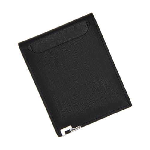 ANDRESLAD Geldbörse Für Herren Kurz Absatzförmig Zweifach Halter Aus Hochwertigem Pu-Material Schlichtes Design Für Geschäft Und Alltag von ANDRESLAD