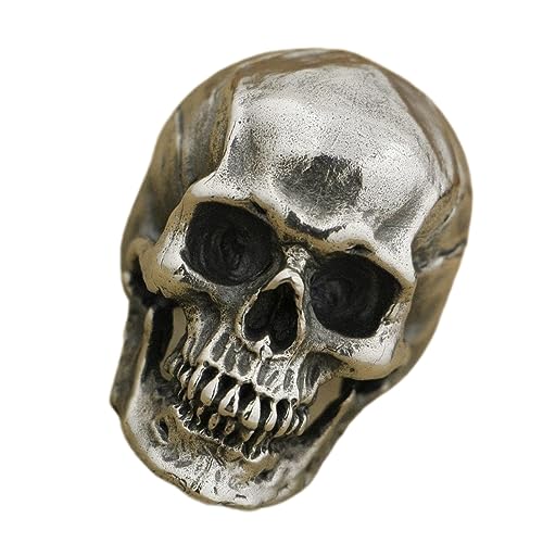 ANDRESLAD Herren Ring Retro Geschnitzt Crack Design Vintage Schmuck Halloween Ring Modisches Accessoire für Alltag und Besondere Anlässe von ANDRESLAD