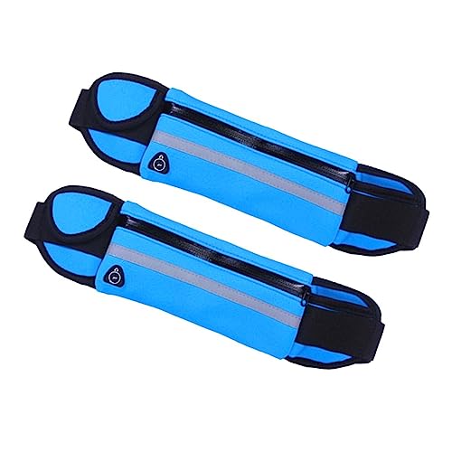 ANDRESLAD Hüfttasche Zum Laufen Und Wandern – 2-teilige Bauchtasche Für Herren Mit Verstellbarem Gürtel von ANDRESLAD