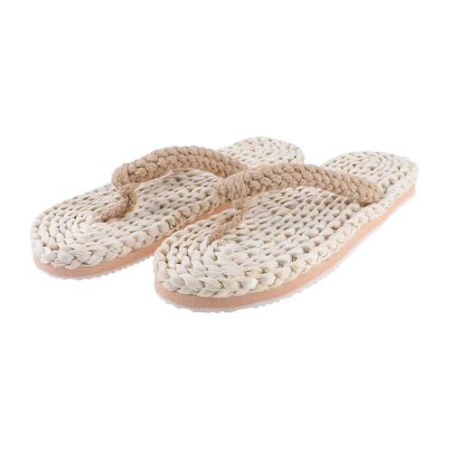 ANDRESLAD Japanische Stil Hausschuhe für Rutschfeste Bequeme Freizeit sandalen mit Traditionellem Design Geeignet für Zuhause und Strand Gelb Zufällige Farbe Zufällige Farbe von ANDRESLAD