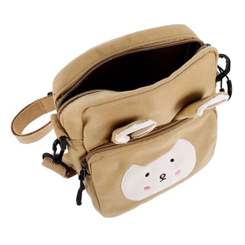 ANDRESLAD Cartoon-Tasche für Jungen und Mädchen Kaninchen-Tasche Umhängetasche für Jungen und Mädchen Tasche Canvas-Material zufällige Farbe von ANDRESLAD