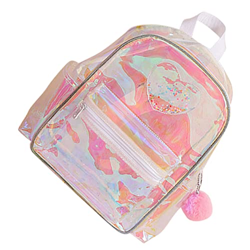 ANDRESLAD Durchsichtiger Aus PVC Transparenter Rucksack Für Konzerte Und Festivals Kleine Schultertasche Für Alltag Und Outdoor-aktivitäten von ANDRESLAD