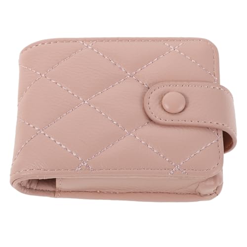 ANDRESLAD Kleine Gesteppte Kosmetiktasche mit Integriertem Spiegel Tragbares Damen-Make-up-etui für Reisen Elegante Mini-Makeup-Tasche für Lippenstift und Essentials Praktischer von ANDRESLAD