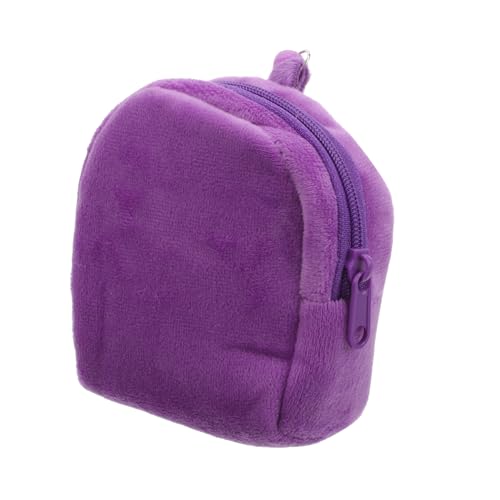 ANDRESLAD Plüsch Schlüsselanhänger Tasche Für Süßer Farbenfroher Aufbewahrungspouch Für Münzen Schlüssel Und Kleine Gegenstände Als Niedliches Accessoire Für Jungen Und Mädchen von ANDRESLAD