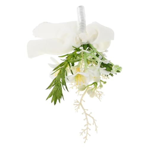 ANDRESLAD Koreanische Style Hochzeitsbrosche Herren Ansteckblume Pe Stoff Langlebig Komfortabel Anzugspinnadel für Hochzeit Abschlussball und Formelle Anlässe von ANDRESLAD