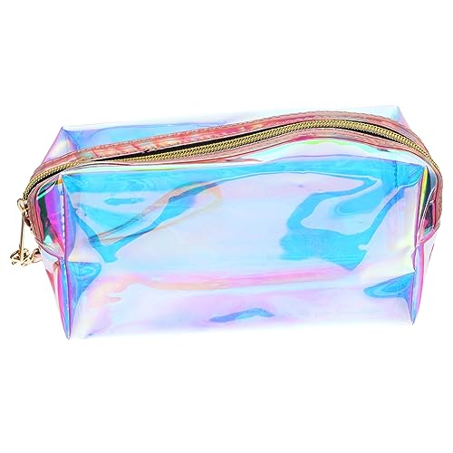 ANDRESLAD Schminktasche Mit Reißverschlüssen Organizer-Tasche Für Reisen Toilettenbeutel Für Damen Make-up-Tasche Aus Hochwertigem Material Tragbare Kosmetiktasche Für Alltag Und Ausflüge von ANDRESLAD