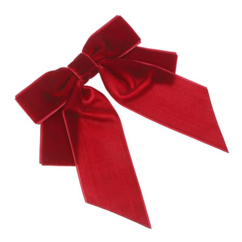 ANDRESLAD Rote Fliege-brosche Handgefertigter Fliege-clip Für Frauen Vielseitiger Kragenschmuck Für Die Hochzeit Weiche Samtnadel ANDRESLAD Rote Fliege-brosche Handgefertigter Fliege-clip Für Frauen Vielseitiger Kragenschmuck Für Die Hochzeit Weiche Samtnadel von ANDRESLAD