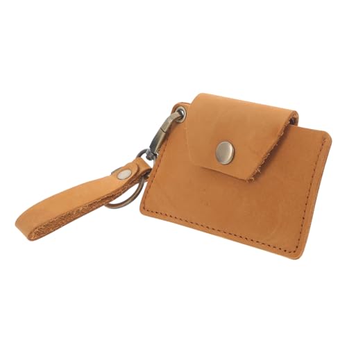 ANDRESLAD Kreditkartenetui Hochwertigem Rindsleder Handgefertigter Kompakter Kartenhalter Mit Für Ausweise Münzen Und Für Und Täglichen Gebrauch von ANDRESLAD