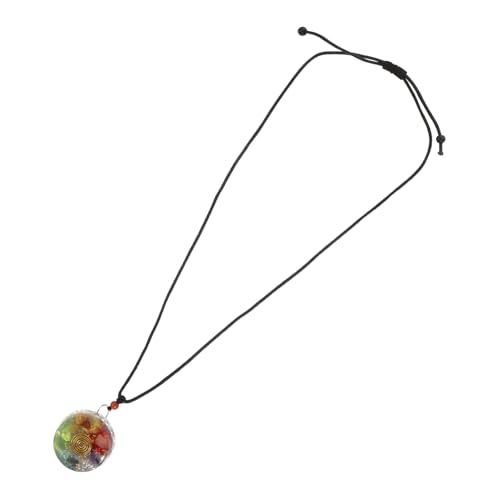 ANDRESLAD Kristallkette Damen mit Farbigem Natürlichem Wasserstein Anhänger Kreatives Design Langlebiges Material Modisch für Geburtstag Jubiläum Party und Alltag Geeignet von ANDRESLAD