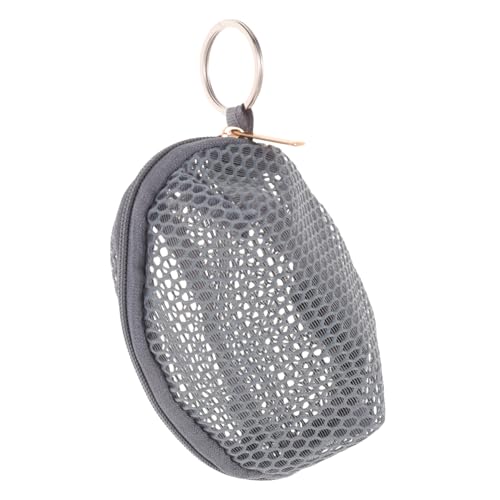ANDRESLAD Mini Mesh Kosmetiktasche mit Netzgewebe Einfache Geldbörse und Münzbeutel Modische Aufbewahrungstasche für Make up schwämme Langlebig und Geruchlos als Geschenk für Alltag von ANDRESLAD