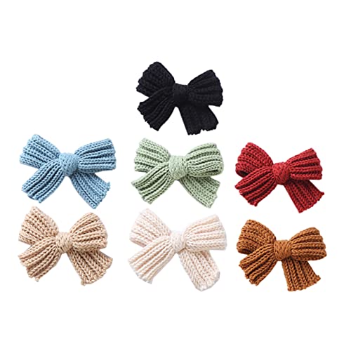 ANDRESLAD Modische Haarspangen Mit Schleife Für Jungen Und Mädchen 7-teiliges Set Robuste Und Stylische Haarnadel Für Kinderhaar-accessoires Zufällige Farbe von ANDRESLAD