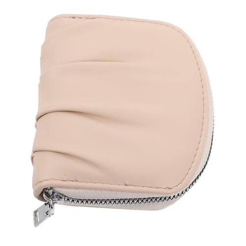 ANDRESLAD Münzgeldbörse mit Reißverschluss Kompakte Geldbörse mit Kartenfach Multifunktionale Klappbörse für Damen und Herren Weiß Robustes für Alltag und Reisen von ANDRESLAD