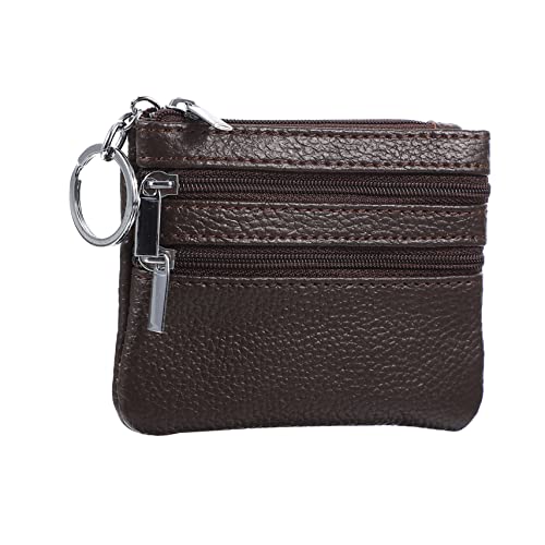 ANDRESLAD Wasserdichter Für Damen Multifunktionales Kartenetui Mit Schlüsselring Für Geld Ausweise Schlüssel Kompakte Handtasche Kaffee Farbe von ANDRESLAD