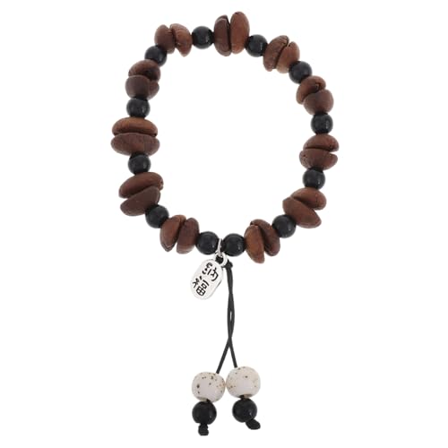 ANDRESLAD Natürliches Handgefertigtes Kaffeebohnen Armband Für Kaffeeliebhaber Echter Kaffeebohnen Schmuck Dehnbares Armband Mit Kaffeemotiv Für Kaffeeliebhaber von ANDRESLAD