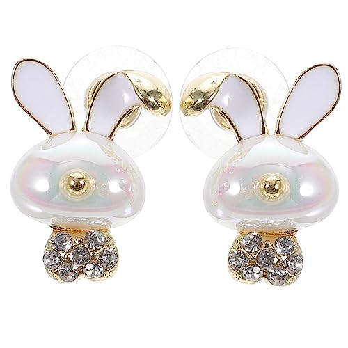 ANDRESLAD Ohrringe Kaninchen Design Perlen Ohrstecker für Mädchen Damen Langlebige Bunny Ohrstecker Perfektes zu Ostern und Alltag von ANDRESLAD