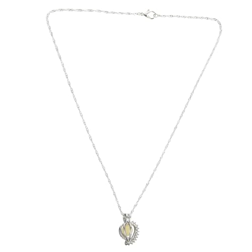 ANDRESLAD Perlenketten Austernperlen Dose Legierung Anhänger Halskette Für Damen Herren Perlenkette Als Für Party Urlaub Alltag von ANDRESLAD