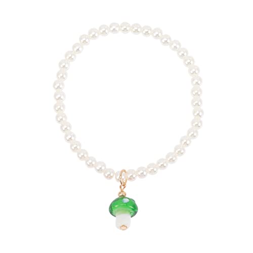 ANDRESLAD Hautfreundliches Armband Perlenarmband Pilz Charm Minimalistischer Stil Für Anlass ANDRESLAD Hautfreundliches Armband Perlenarmband Pilz Charm Minimalistischer Stil Für Anlass von ANDRESLAD