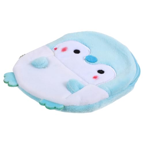 ANDRESLAD Pinguin Geldbörse Aus Plüsch Süße Münztasche Klein Tragbar Für Münzen Schlüssel Und Lippenstift Weiches Pp-baumwollmaterial Robust Und Praktisch von ANDRESLAD