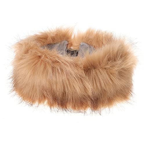 ANDRESLAD Stirnband für Damen Pelz-Stirnband Kunstpelz warmes Stirnband stilvoll und bequem für kalte Tage zufällige Farbe von ANDRESLAD