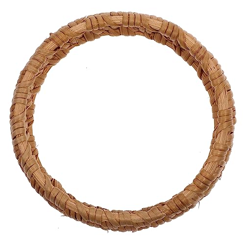 ANDRESLAD Rattan Woven Chunky Bangle Bracelet Für Frauen Boho Armband Mit Ethno-design Handgefertigt Für Sommer-outfits Und Zu Besonderen Anlässen von ANDRESLAD