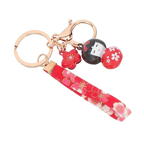 ANDRESLAD Hängende Japanische Puppe Glocke Schlüsselanhänger Schlüsselanhänger Puppe Schlüsselanhänger Legierung Material von ANDRESLAD
