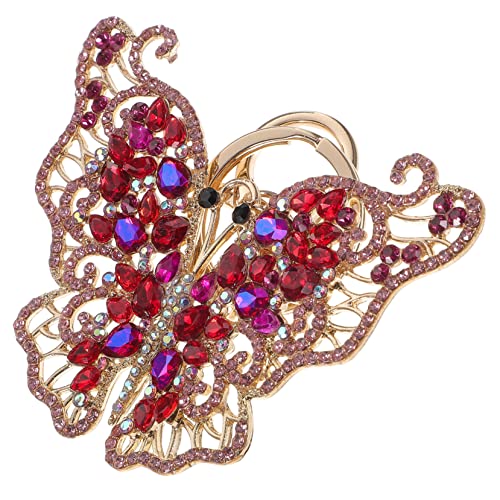 ANDRESLAD Tierform Schlüsselanhänger Metall Schlüsselanhänger Strass Schmetterling von ANDRESLAD