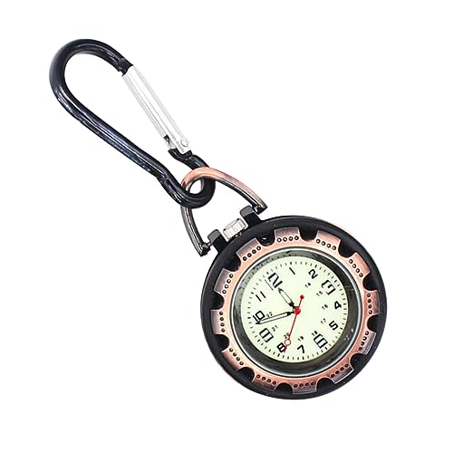 ANDRESLAD Taschenuhr Mit Karabinerhaken Tragbare Uhr Für Backpacker Robust Und Langlebig Zum Anklippen An Rucksack Oder Tasche von ANDRESLAD