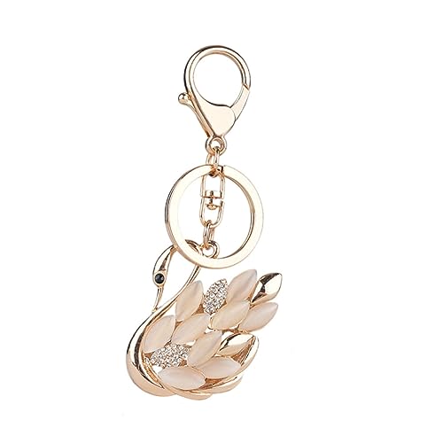 ANDRESLAD Schwan Schlüsselanhänger Strass Tasche Zubehör Schwan Schlüsselanhänger Strass Schlüssel Dekorative Für Frauen von ANDRESLAD