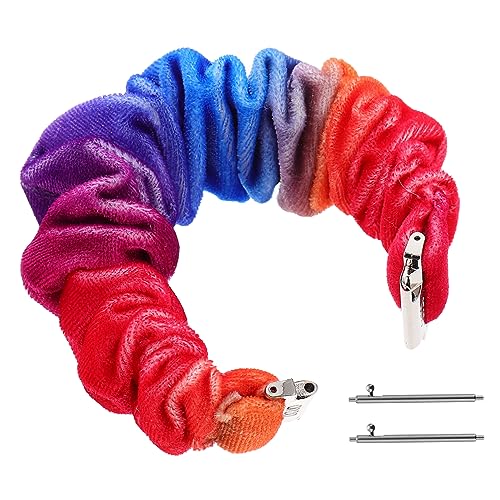ANDRESLAD Uhrenarmband Scrunchie Für Uhrenband Kompatibel Mit Smartwatches Und Herkömmlichen Uhren Individuell Verstellbar Schnalle von ANDRESLAD