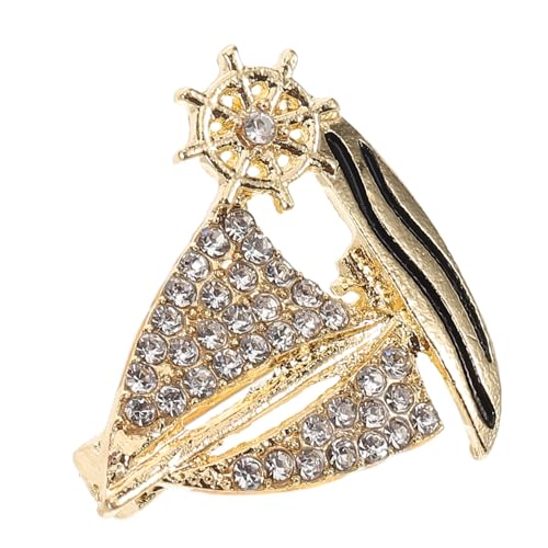 ANDRESLAD Sailboat Brosche Für Frauen Elegante Anstecknadel Strass Für Kleidung Und Rucksäcke Stilvolles Accessoire Für Alltag Und Besondere Anlässe von ANDRESLAD