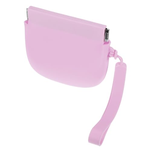 ANDRESLAD Selbstschließendem Silikon Geldbeutel Für Damen Tragbare Kleine Aufbewahrungstasche Praktische Münz Und Kartenbörse Für Unterwegs Und Reisen von ANDRESLAD