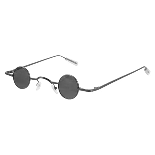 ANDRESLAD Strandbrille Kleine Sonnenbrille Mit Rundem Rahmen Dekorative Partybrille Kreative Brille Sonnenbrille Für Den Strand von ANDRESLAD