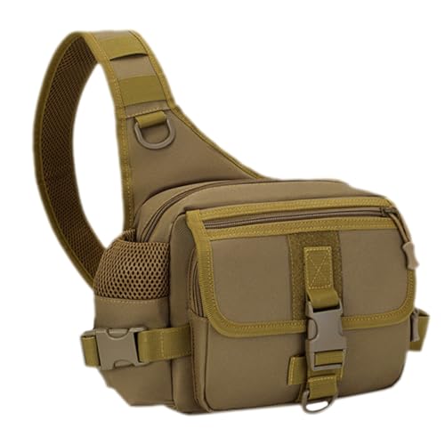 ANDRESLAD Tragbare Verschleißfeste Outdoor Schultertasche mit Verstellbarem Gurt Multifunktionale Crossbody Tasche für Camping Wandern und Erholung Langlebige Mehrfache Taschen für Einfache von ANDRESLAD
