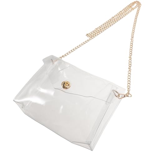 ANDRESLAD Transparente Umhängetasche Damen Purse Crossbody Bag Schultertasche für Konzert Party Alltag Multifunktional Makeup Geldbörse von ANDRESLAD