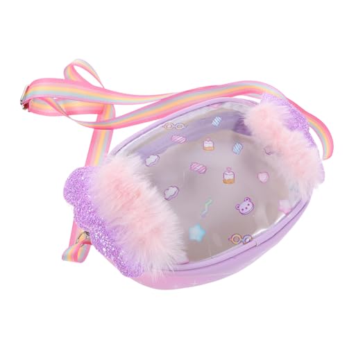 ANDRESLAD Kleine Cartoon-Schultasche Mit Glitzerflügeln Süße Schultertasche Für Mädchen Dekorative Junge Mädchen-umhängetasche Für Schule Und Spiel von ANDRESLAD