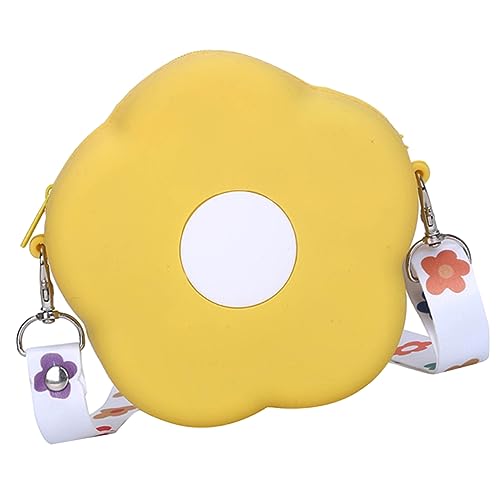 ANDRESLAD Verstellbare Schultergurt-Handtasche Aus Silikon Kleine Umhängetasche Mit Blumenform Als Damen-münzbörse Für Alltag Und Besondere Anlässe von ANDRESLAD
