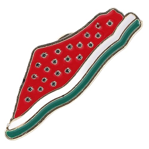 ANDRESLAD Wassermelonen Brosche aus Langlebiger Verarbeitung Modischer Ansteckpin für Jacken Unisex Schmuck für Hochzeit und Besondere Anlässe von ANDRESLAD