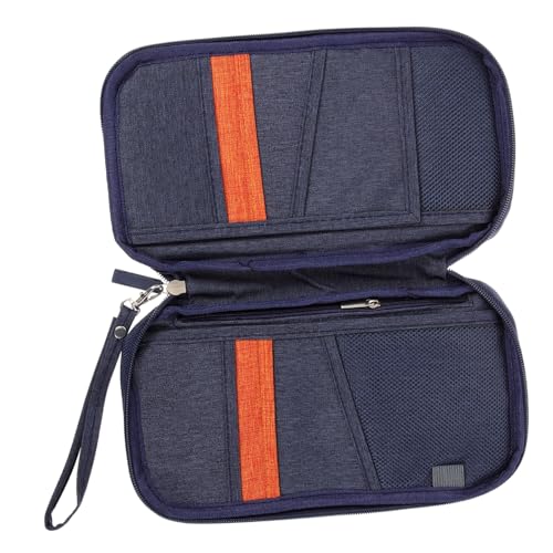 ANDRESLAD wasserdichte Reiseunterlagen Tasche Multifunktionaler Passport Holder Kartenetui mit Großer Kapazität Leicht und Tragbar für Reisepässe und Dokumente von ANDRESLAD