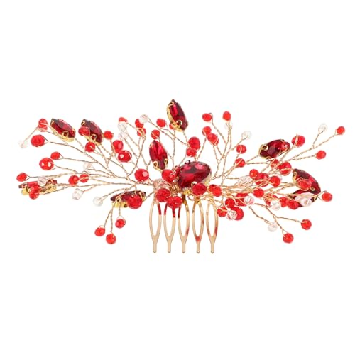 Haarkamm Haaraccessoire für Hochzeit Abschlussball Party Eleganter Haarschmuck Vielseitig Tragbar Handgefertigt Leicht Verleiht Ausstrahlung von ANDRESLAD