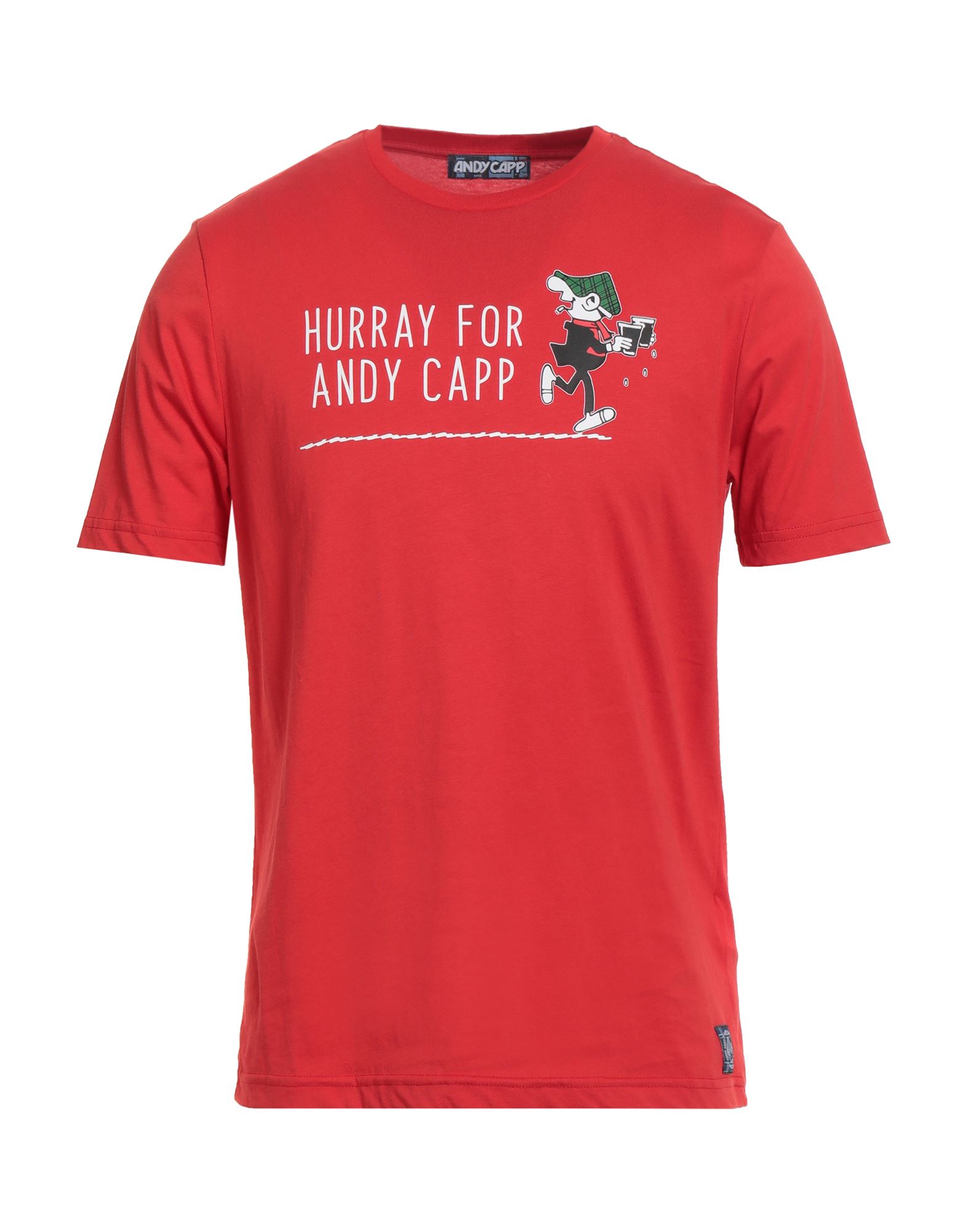 ANDY CAPP T-shirts Herren Tomatenrot von ANDY CAPP