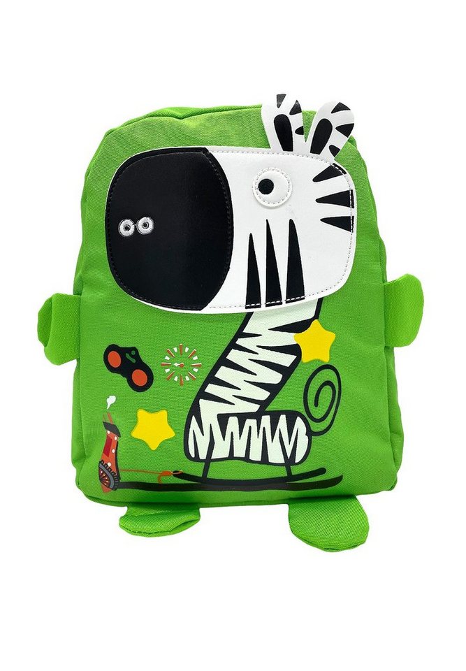 ANELY Kinderrucksack Süßer Rucksack mit Tieren Kinder Kita Ranzen Modern (1-tlg., casual), 4077 in Hellgrün-2 von ANELY