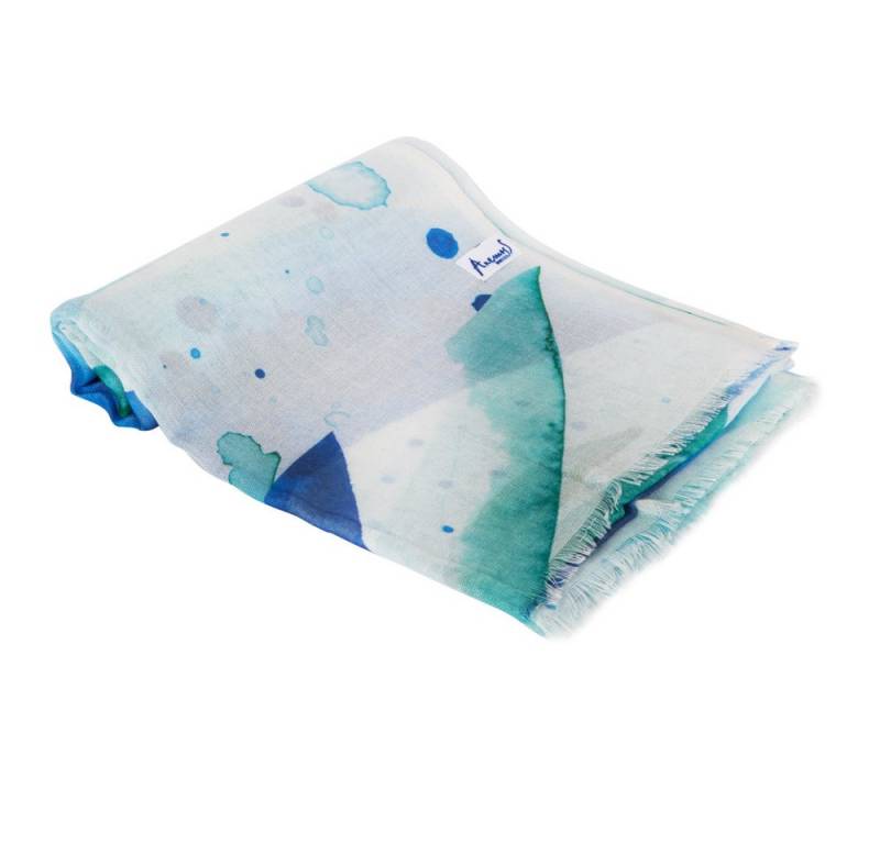 ANEMOSS Schal Anemoss Marine Collection Wave Halstuch, (1-St) von ANEMOSS