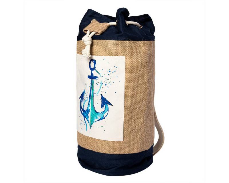 ANEMOSS Strandtasche Anemoss Marine Collection Anchor Jute Tasche von ANEMOSS