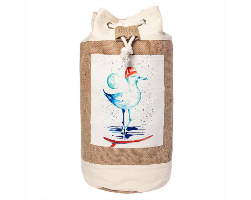 ANEMOSS Strandtasche Anemoss Marine Collection Seagull Jute Tasche von ANEMOSS