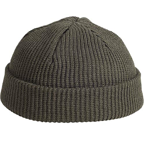 ANEWISH Unisex Beanie Mütze Damen Herren Kinder Strickmützen Warme Dehnbare Wintermütze Olivgrün von ANEWISH