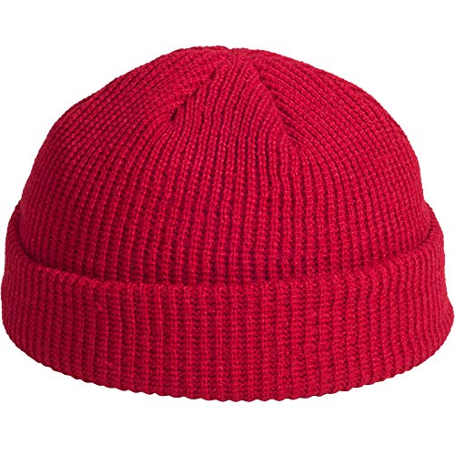 ANEWISH Unisex Beanie Mütze Damen Herren Kinder Strickmützen Warme Dehnbare Wintermütze Rot von ANEWISH