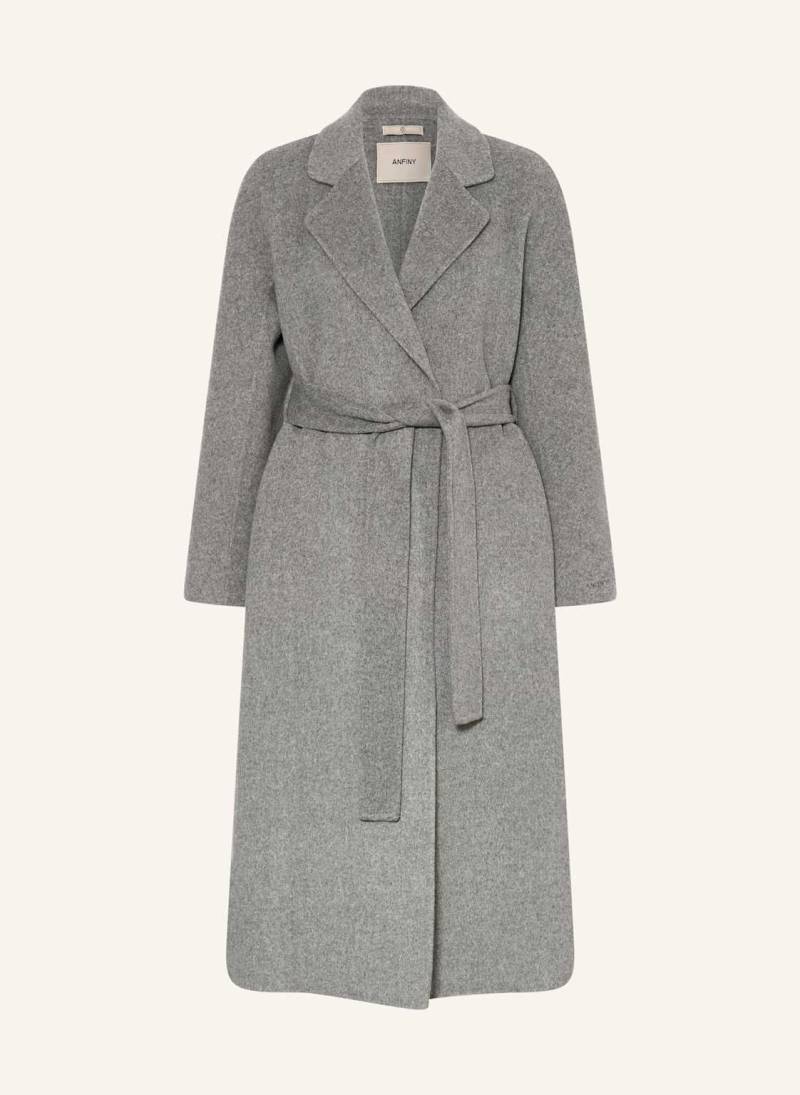 Anfiny Wollmantel Grace grau von ANFINY